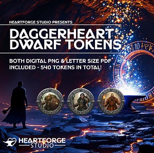 540 Dwarf Tokens for Daggerheart – PNG & Printable PDF - Etsy