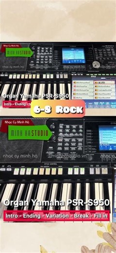 Organ Yamaha PSR-S950 - Style 6-8 Rock #minhha #music #demo #yamaha #review #rhythm #organ #style