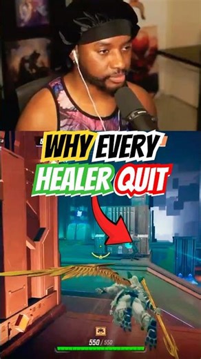 WHY EVERY HEALER QUIT marvel rivals #marvel #rage #gaming #shorts #funny #elsabloodstone