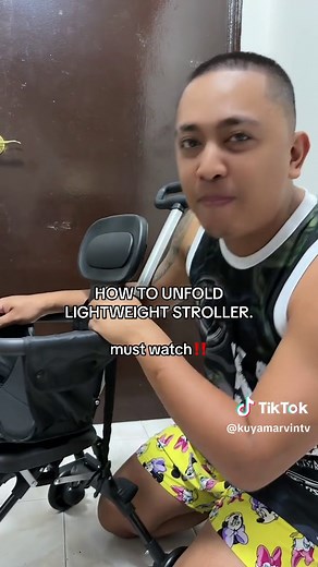 #unfoldlightweightstroller how to unfold lightweight stroller #tutorial
