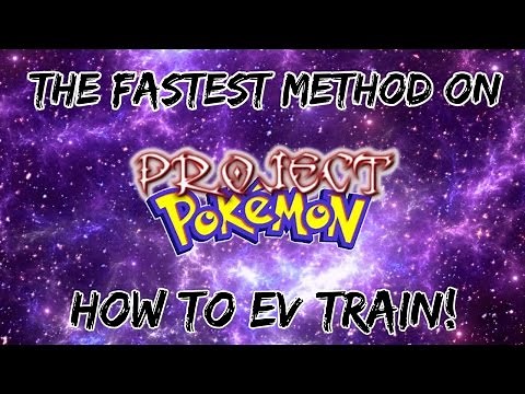 Roblox Project Pokemon - How To EV Train! (Best And Fastest Method)