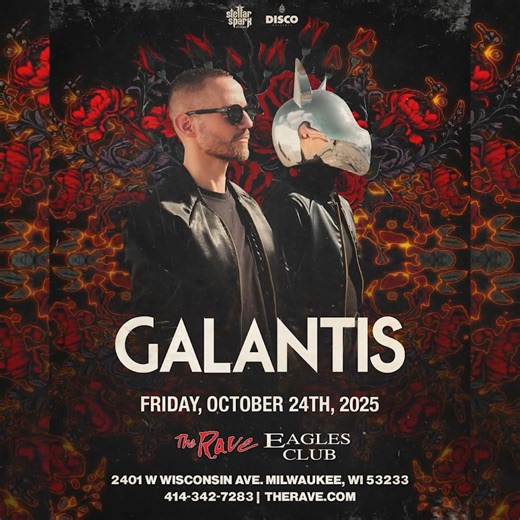 270 reactions · 22 shares | Tickets are on sale now for Galantis on Friday, October 24, at The Rave / Eagles Club in Milwaukee. Don’t miss your chance to experience this unforgettable night of music and energy. Get your tickets today at stellarspark.com. | Stellar Spark Events | Facebook