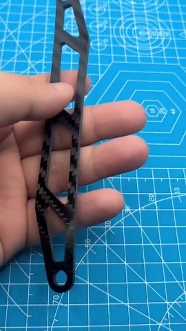 Carbon Fiber Battery Mount Plate for Tamiya TT-02 TT02 Upgrades Parts