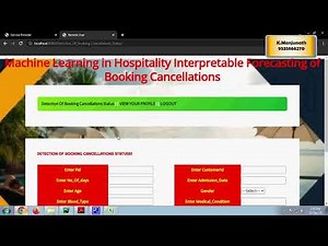 Machine Learning in Hospitality Interpretable Forecasting of Booking Cancellations