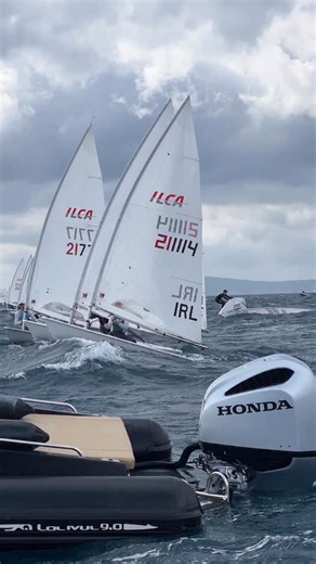 36K views · 1.6K reactions | Men’s silver fleet also testing now Jugo’s wind  17 knots #ilcau21europeans2025 | EurILCA | Facebook