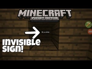 [0.15.X] How to make Invisible Sign trick in MCPE!!