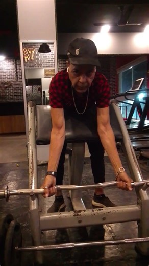 Saturday 10.01.26 the seated lower biceps workout with C rod bar