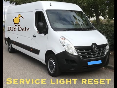 How to Reset Renault Master Service light 2015 on