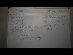 Wastewater Math Basic/Intermediate: Sludge Age