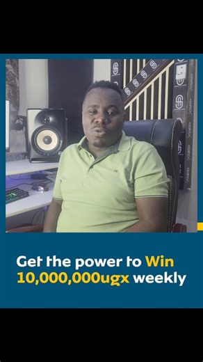 Use MoMo and stand a chance to win UGX 10,000,000 every week! Dial *165# or open the MoMo App to Pay bills, Borrow, or Invest today. Watch the weekly draw every Wednesday at 8:30pm on NBS, Bukedde TV, NTV & TV West. #GetThePowerToWin #ThePowerToBeMore | Mbaziira Tonny