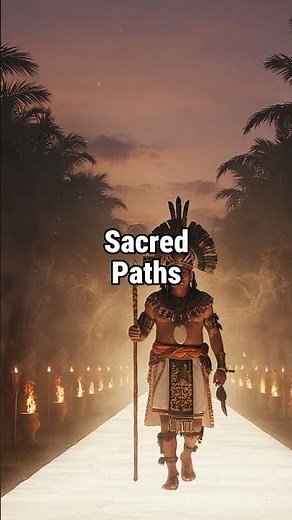 Mayan Roads: The Sacred Paths of Light 🌕 #Mayan #AncientMexico