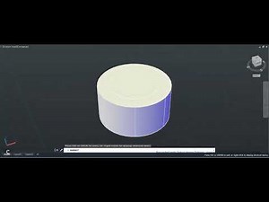 How to draw a nut in Autocad 2021