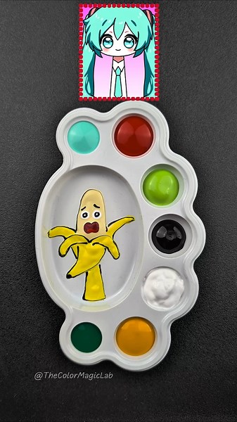 Sprunki OC Color Mixing 💛 Banana 🍌 #sprunki #banana #colormixing
