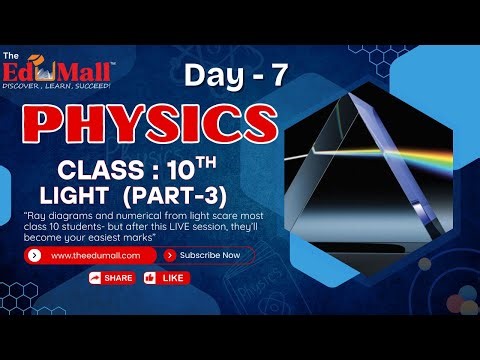 Light – Class 10 Physics LIVE | Numericals & Fast Concepts | Ray Diagrams Made Easy | CBSE Board
