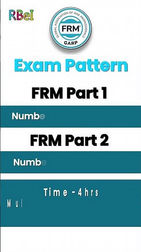 FRM Exam Details | FRM Exam Fee | FRM Syllabus | FRM Exam Dates | FRM Coaching | RBei | Deepak Goyal