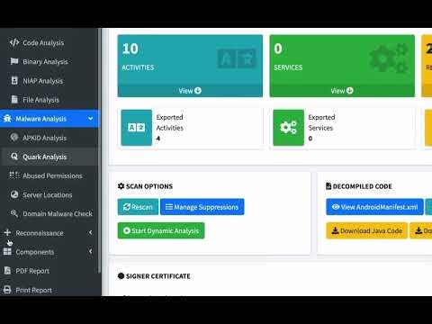 MobSF Installation & Demonstration | Static Analysis of Android Application