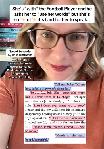 When they start as enemies but then it becomes this! Sweet Surrender by Bella Matthews #enemiestolovers #sportsromance #forcedproximitybookrecs #BookTok #romancebookrecommendations @Bella Matthews Author Best Friends Brother, Book Scenes, Football Romance, Enemies to Lovers book Recs, New Book, Found Family, Single Mom, Roommates, Banter, Bella Matthews books