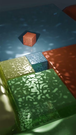 Fibonacci Cubes Animation #animation #blender #satisfying #looping #relaxing