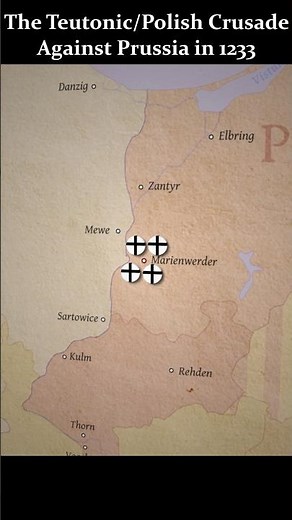 The Teutonic/Polish Crusade Against Prussia in 1233