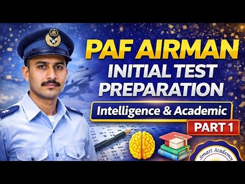 PAF Airman Initial Test Preparation | Intelligence & Academic | PART 1 | Aerotech & All Others