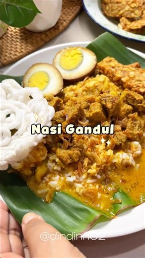 Nasi Gandul from Pati, East Java. Refreshing and delicious soup, you must try this at home #beef