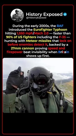 Why The Typhoon Fighter Jet is Faster Than American Jets 👀🛩