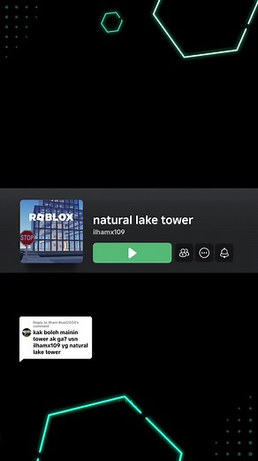 Exploring the Natural Lake Tower in Roblox