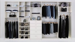 3K views · 20 reactions | Control your project's budget by selecting the organizational layout, materials & accessories that fit your lifestyle. #closetdesign | Closet Factory | Facebook