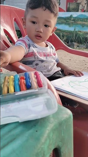 Does your little one have a talent for painting? #art #let'spaint #howtodraw #art #children'sworl...