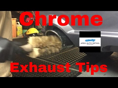 How to clean, polish and protect the chrome exhaust tips on your car or truck.
