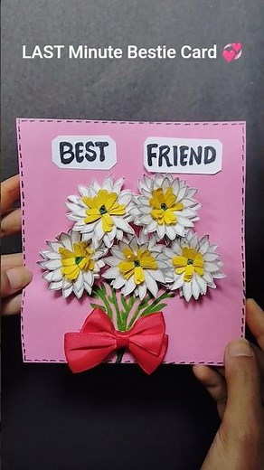 Create a stunning Handmade Card for Your Bestie! #friendship
