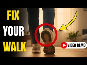 SENIORS: Stop Shuffling — Fix Your Walk with This 3-Step Heel Trick