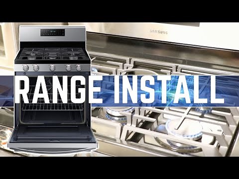 Installing Samsung Gas Range | NX58R5601SS | Part 3