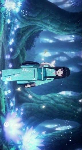 Mystical Forest Walk: Japanese Anime Girl in a Cel-Shaded Fantasy World 🌸✨ #japanese #cutegirl