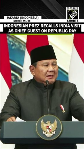Indonesian President Prabowo Subianto recalls his visit to India as Chief Guest on Republic Day