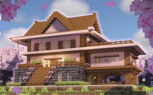 【建筑教程】带你建造一个和风豪宅