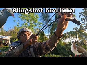 Epic Slingshot Shooting Wild Birds | Catch & Roast • Jamaican Style