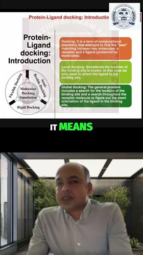 Protein Ligand Docking: Computational Chemistry Explained Simply #shorts