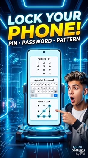 How to Lock Home Screen password in Android 🔒 | neumerical alphabetical pattern