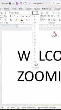 Change Font Size in 2 Seconds in MS Word! 😲