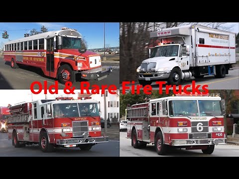 Fire Trucks Responding Compilation #8: Old & Rare