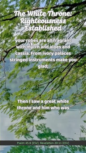 The White Throne: Righteousness Established