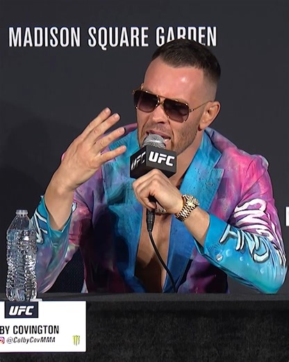 334K views · 1.8K reactions | The man never shies away from the mic 藍 @ColbyCovMMA | #UFCTampa | UFC | Facebook