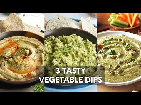3 Tasty Vegetable Dips