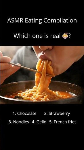 Ultimate ASMR Eating Compilation 🍜 | No Talking | Crunchy, Spicy & Satisfying Sounds #asmr #food