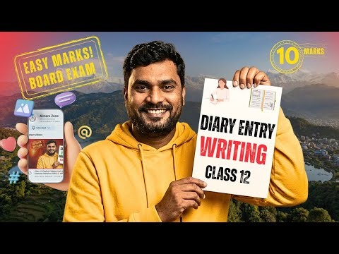 Diary Entry Writing Class 12 📝 | Guaranteed 10 Marks Trick! | Aimers Zone