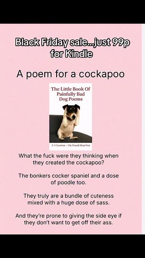 The Little Book Of Painfully Bad Dog Poems. So bad they’re funny…línk in bío  #poem #poetry #cockapoo #frenchbulldog #dogs #cockers #poodle | Stephanie Oram | Facebook