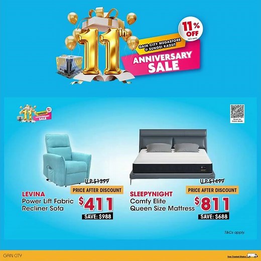 Gain City Megastore 11th Anniversary Sale TVC