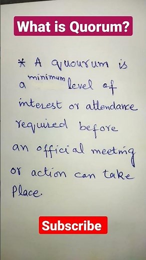 What is Quorum?
