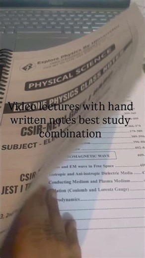 Best Handwritten Notes for CSIR NET 2025-2026 |Organized & Updated Material #explorephysics #physics